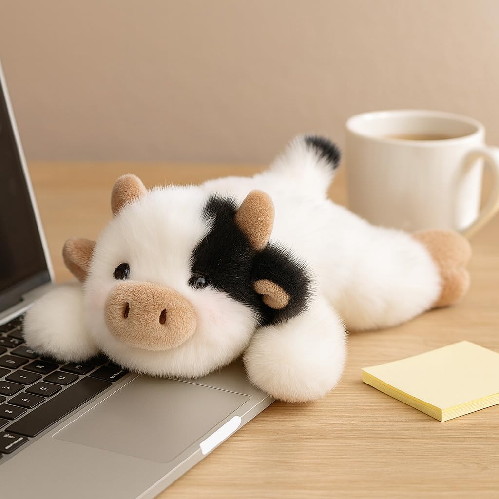 (Pack of 6) Adorable Cow Stuffed Animal Soft Plush Cow Plush Toy Cute Birthday Gifts for Kids Adults