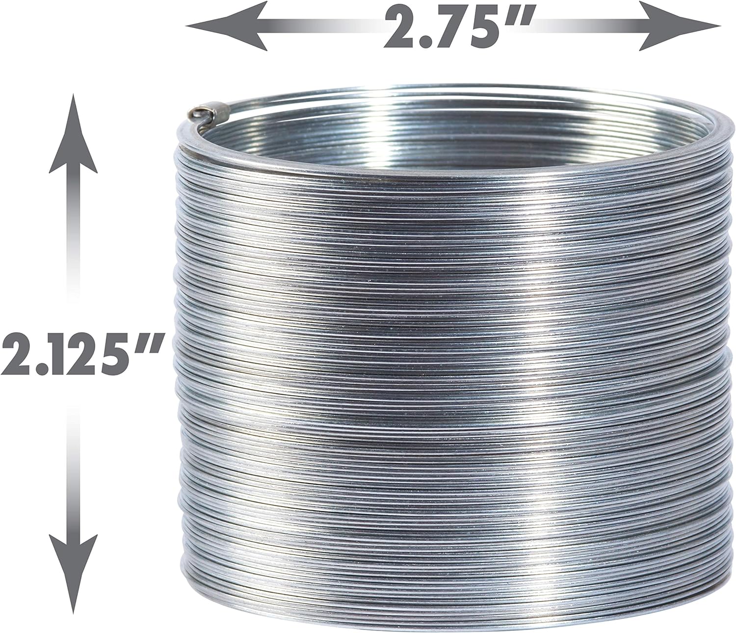 (Pack of 9)The Original Slinky Walking Spring Toy, 2.75-inch Diameter Metal Slinky, Fidget Toys